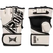 TAPOUT Guantes deportivos 'Canyon' ecru / negro
