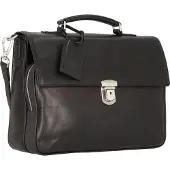PICARD Authentic Maletín Piel natural 39 cm negro