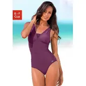 LASCANA Bañador moldeador 'Dagmar' berenjena