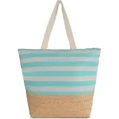 Normani Bolsa de playa 'Mackay' beige / gris claro / menta