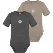 Normani Pijama entero/body 'Tauranga' beige / antracita / blanco