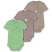Normani Pijama entero/body 'Tihoi' beige / verde / blanco