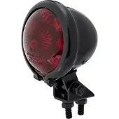 Shin-Yo Luz trasera led NEGRO, CRISTAL ROJO BATES