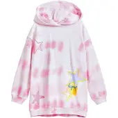 Desigual , Vestido sudadera tie-dye, Algodon, Rojo, 13/14