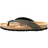 Bayton Sandalias de dedo 'Lucca' caqui / negro
