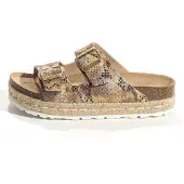 Bayton Zapatos abiertos 'Olympe' beige / arena / gris / negro