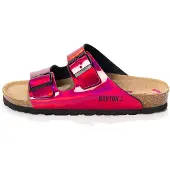 Bayton Zapatos abiertos 'Athena' rosa / negro