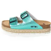 Bayton Zapatos abiertos 'Alcee' marrón claro / menta