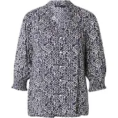 ONLY Blusa 'ONLRaya' azul noche / blanco