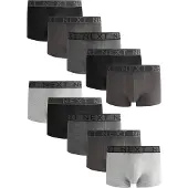 Next Calzoncillo boxer gris / antracita / gris moteado / negro