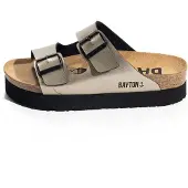 Bayton Zapatos abiertos 'JAPET' bronce / negro