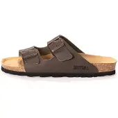 Bayton Zapatos abiertos 'Atlas' chocolate / negro