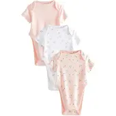 Next Pijama entero/body verde / rosa / blanco