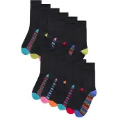 Next Calcetines azul real / azul claro / rojo claro / negro