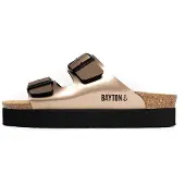 Bayton Zapatillas de casa 'Japet' bronce / negro
