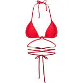 LASCANA Top de bikini 'Baila' rojo