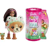 Barbie Muñeca Chelsea Cutie Reveal Serie Perro Rana Disfraz