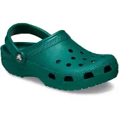 Crocs Zuecos verde oscuro