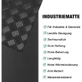 Floordirekt Revestimiento de suelo de PVC, diseño de baldosas, 100x200 cm