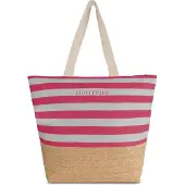 Normani Bolsa de playa 'Mackay' marrón claro / gris / rojo