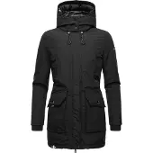 NAVAHOO Chaqueta de invierno negro / blanco