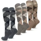 Normani Calcetines hasta la rodilla crema / beige oscuro / gris / gris basalto