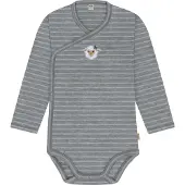 Normani Pijama entero/body 'Kaitaia' beige / gris / blanco