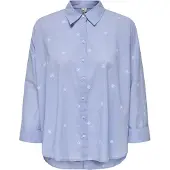 ONLY Blusa 'ONLNEW LINA' azul ahumado / azul claro