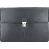 Esquire Oxford Carpeta universitaria Piel natural 35 cm negro