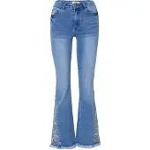 KOROSHI Vaquero kitt / azul denim