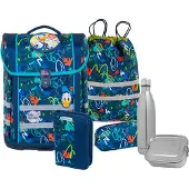 MCNEILL Perfecto Juego de mochilas escolares 5 piezas azul