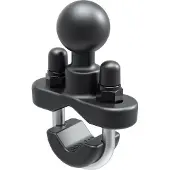 RAM Mounts Base de raíl con bola y perno en U de zinc