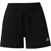 Adidas Pantalón deportivo 'ESSENTIALS SMALL LOGO FEEL COZY' negro / plata