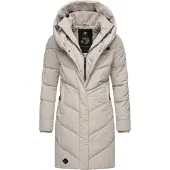 Ragwear Abrigo de invierno 'Natalka' taupe / negro