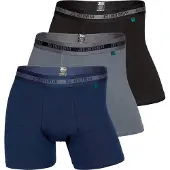 JBS Calzoncillo boxer azul oscuro / gris / negro