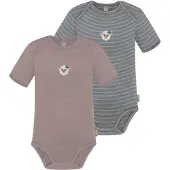 Normani Pijama entero/body 'Tauranga' gris / rosa / blanco