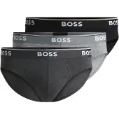 BOSS Braga gris / gris oscuro / negro / blanco