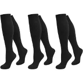 Normani Calcetines hasta la rodilla negro