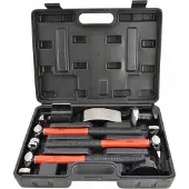 AWTOOLS : Juego de 7 martillos de hojalatero / Estuche Black Line