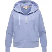Ragwear Sudadera con cremallera 'Taila' ópalo / blanco