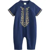 Next Pijama entero/body navy / amarillo