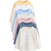 Next Camiseta azul cielo / amarillo / altrosa / blanco