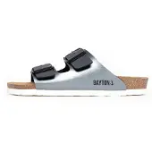 Bayton Zapatos abiertos 'Atlas' negro / plata