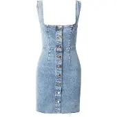 Marina Hoermanseder Vestido 'Lani' azul denim