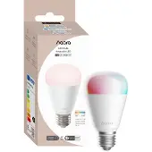 Aqara E27 bombilla inteligente pera A60 RGB con Zigbee