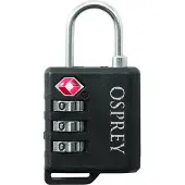 Osprey - Travel Sentry 3-Dial Padlock - Protección antirrobo para equipaje negro