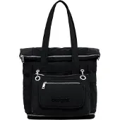 Desigual , Mochila Voyager multibolsillo, Poliamida, Negro, U