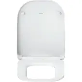 Duravit 0022890000. Asiento de inodoro universal, rectangular, profundo, 448 mm.