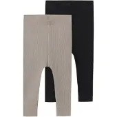 TWO SOON Leggings greige / negro