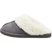 Next Zapatillas de casa gris oscuro / blanco